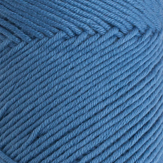 La Mia Baby Cotton Yarn, Matte Blue - L035