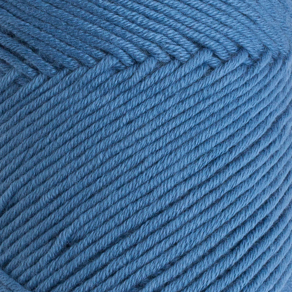 La Mia Baby Cotton Yarn, Matte Blue - L035