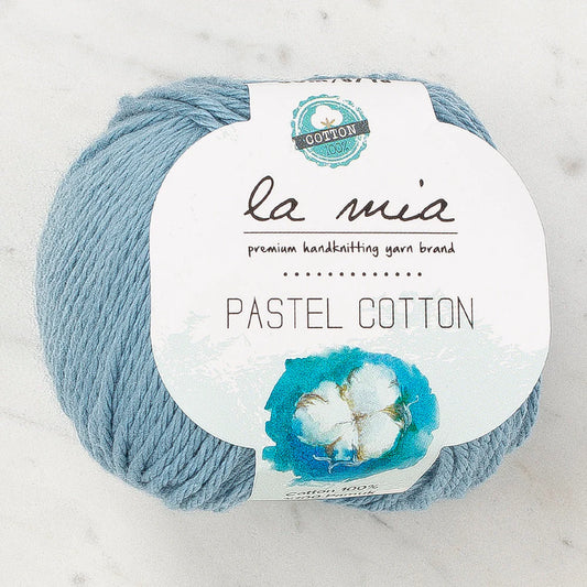 La Mia Pastel Cotton Yarn, Indigo - L187
