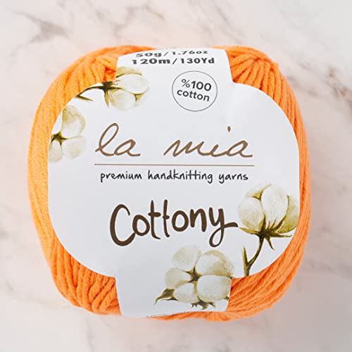 La Mia Cottony Baby Yarn, Orange - P22