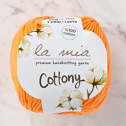 La Mia Cottony Baby Yarn, Orange - P22